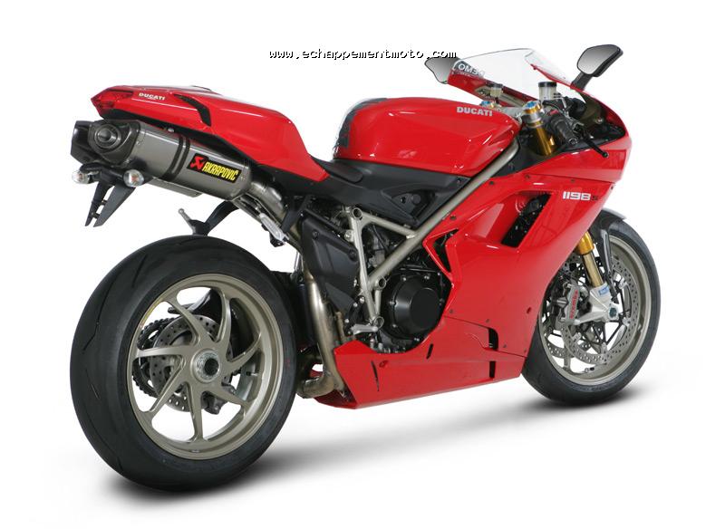 DUCATI 1198 AKRAPOVIC ECHAPPEMENT MOTO 2